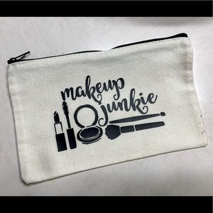Graphic cosmetic bag